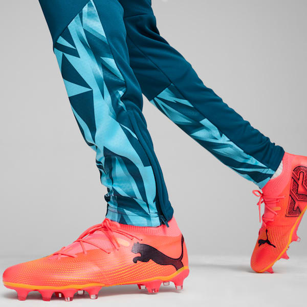 FUTURE 7 MATCH FG/AG Football Boots, Sunset Glow-PUMA Black-Sun Stream, large-ZAF