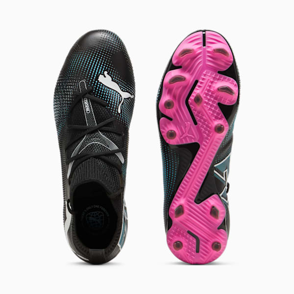 Botines de fútbol FUTURE 7 MATCH FG/AG para mujer, PUMA Black-PUMA White-Poison Pink, large-ARG