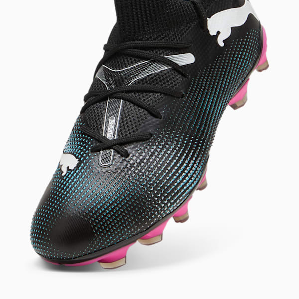 Botines de fútbol FUTURE 7 MATCH FG/AG para mujer, PUMA Black-PUMA White-Poison Pink, large-ARG