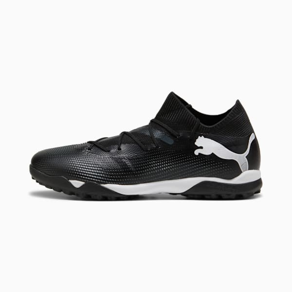 Tacos de futbol para hombre FUTURE 7 MATCH TT, PUMA Black-PUMA White, large-MEX