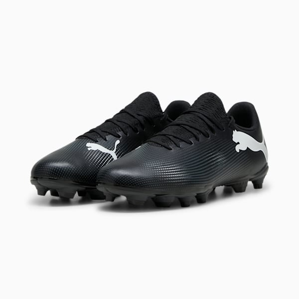 FUTURE 7 PLAY FG/AG Football Boots, PUMA Black-PUMA White, large-ZAF