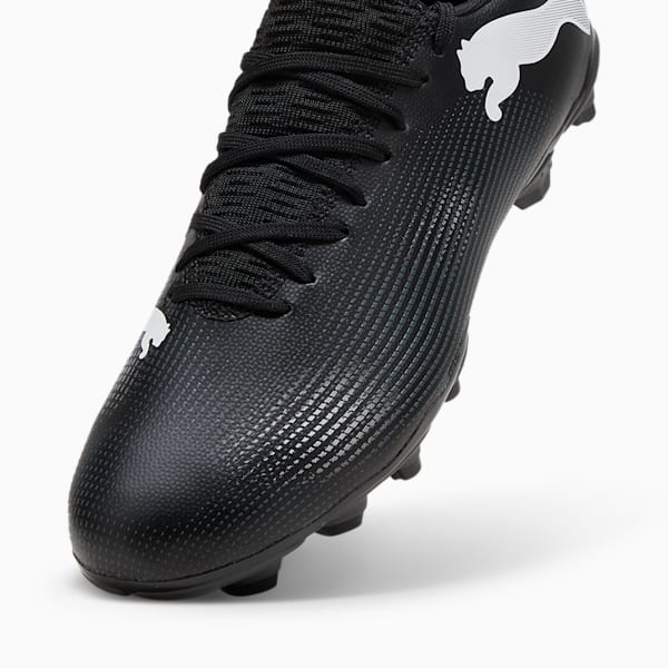 FUTURE 7 PLAY FG/AG Football Boots, PUMA Black-PUMA White, large-ZAF