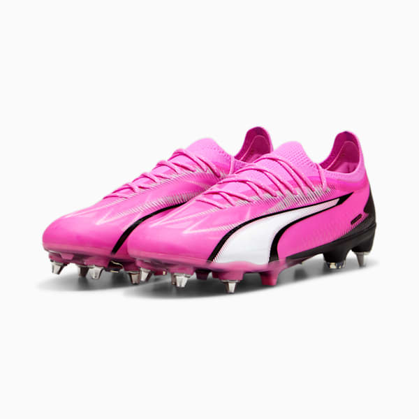 ULTRA ULTIMATE MxSG Football Boots, Poison Pink-PUMA White-PUMA Black, large-ZAF
