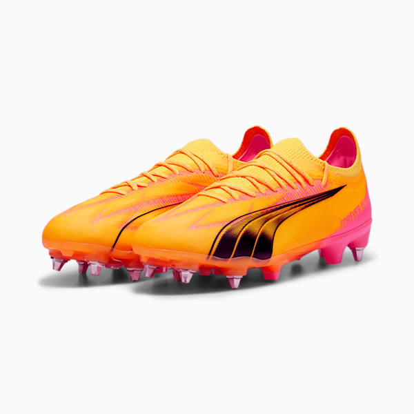 Botines de fútbol ULTRA Ultimate MxSG, Sun Stream-PUMA Black-Sunset Glow, large-ARG