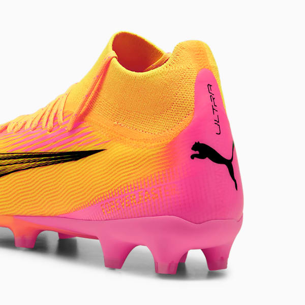 Botines de fútbol ULTRA PRO FG/AG, Sun Stream-PUMA Black-Sunset Glow, large-ARG