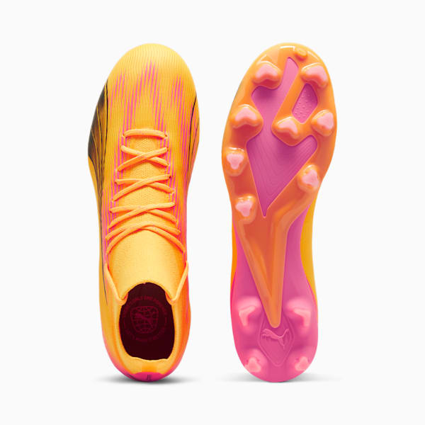 Botines de fútbol ULTRA PRO FG/AG, Sun Stream-PUMA Black-Sunset Glow, large-ARG