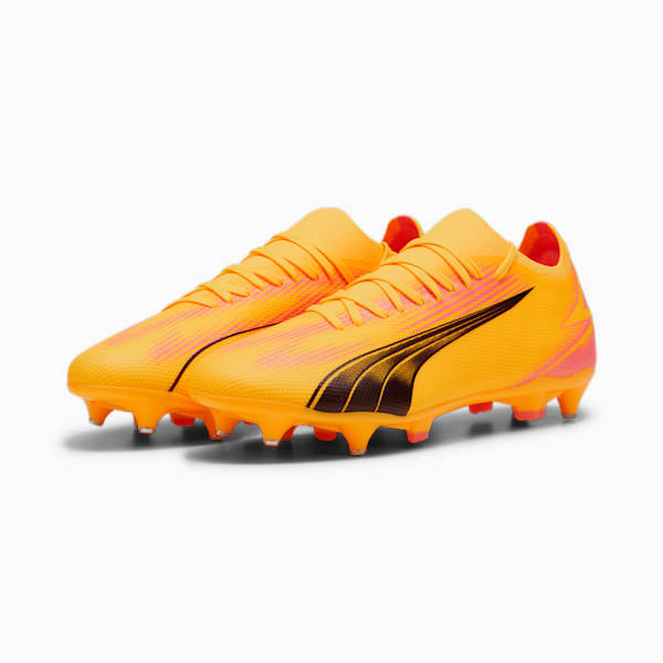 Botines de fútbol ULTRA MATCH MxSG, Sun Stream-PUMA Black-Sunset Glow, large-ARG