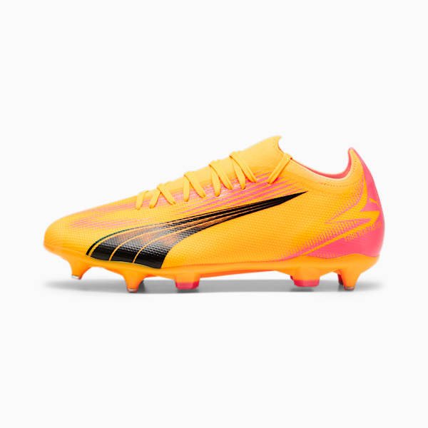 Botines de fútbol ULTRA MATCH MxSG, Sun Stream-PUMA Black-Sunset Glow, large-ARG