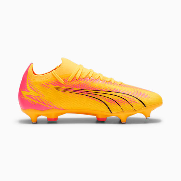 Botines de fútbol ULTRA MATCH MxSG, Sun Stream-PUMA Black-Sunset Glow, large-ARG