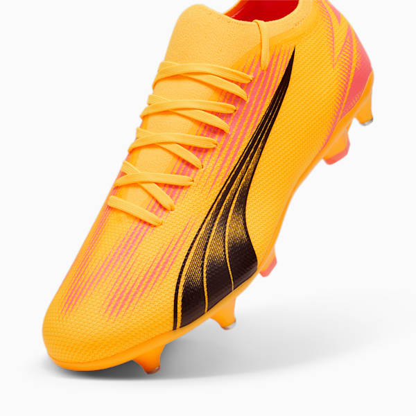 Botines de fútbol ULTRA MATCH MxSG, Sun Stream-PUMA Black-Sunset Glow, large-ARG