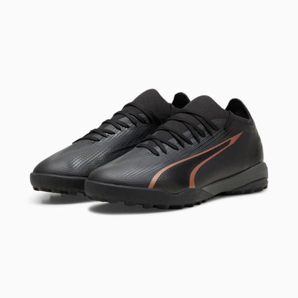 ULTRA MATCH TT Football Boots, PUMA Black-Copper Rose, large-ZAF