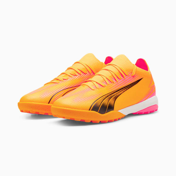 ULTRA MATCH TT Football Boots, Sun Stream-PUMA Black-Sunset Glow, large-ZAF