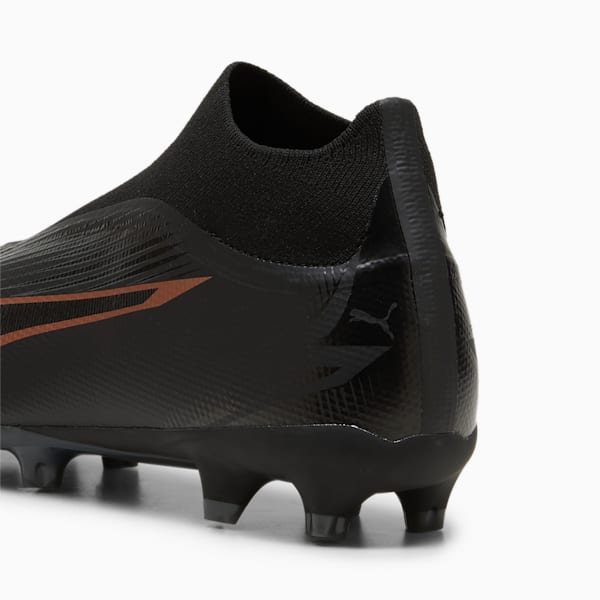 ULTRA MATCH FG/AG Laceless Football Boots, PUMA Black-Copper Rose, large-ZAF