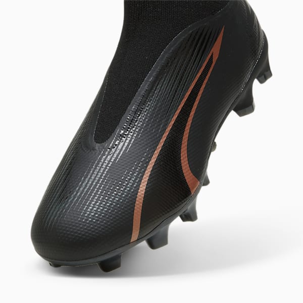 ULTRA MATCH FG/AG Laceless Football Boots, PUMA Black-Copper Rose, large-ZAF