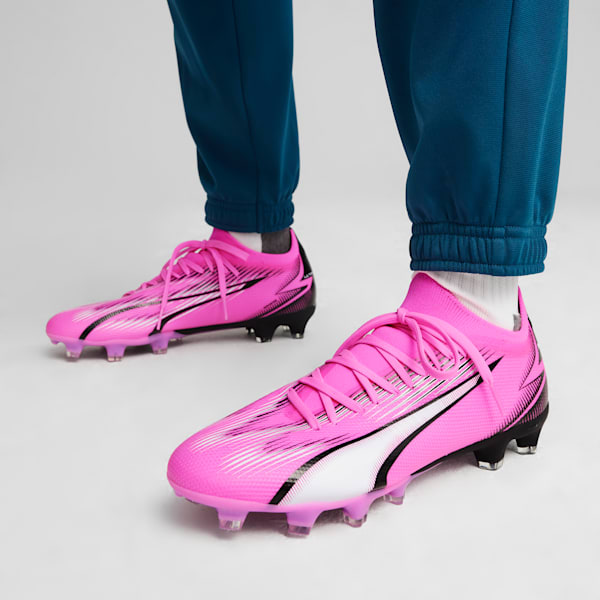 ULTRA MATCH FG/AG Women's Football Boots, Poison Pink-PUMA White-PUMA Black, large-ZAF