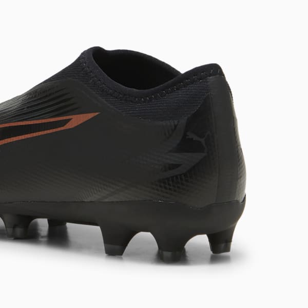 ULTRA MATCH FG/AG Laceless Youth Football Boots, PUMA Black-Copper Rose, large-ZAF