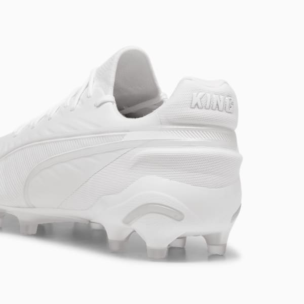 KING ULTIMATE FG/AG Football Boots, PUMA White-PUMA Silver, large-MEX