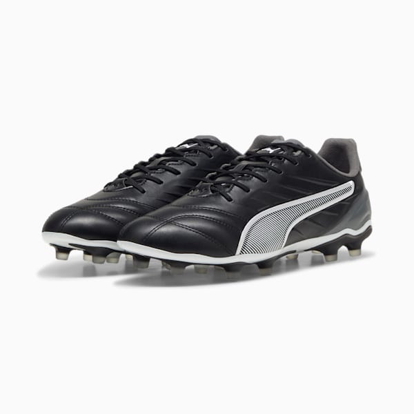 KING PRO FG/AG Football Boots, PUMA Black-PUMA White-Cool Dark Gray, large-ZAF