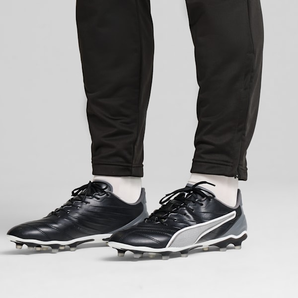 KING PRO FG/AG Football Boots, PUMA Black-PUMA White-Cool Dark Gray, large-ZAF
