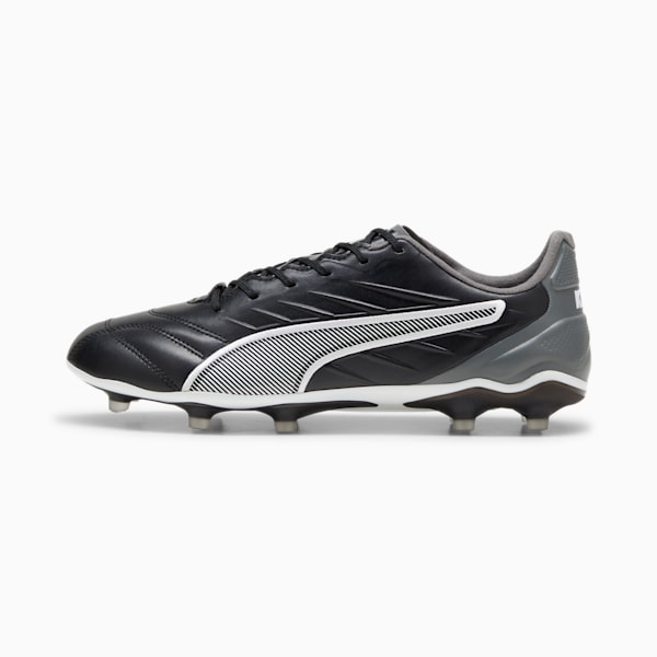 KING PRO FG/AG Football Boots, PUMA Black-PUMA White-Cool Dark Gray, large-ZAF