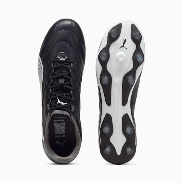 KING PRO FG/AG Football Boots, PUMA Black-PUMA White-Cool Dark Gray, large-MEX