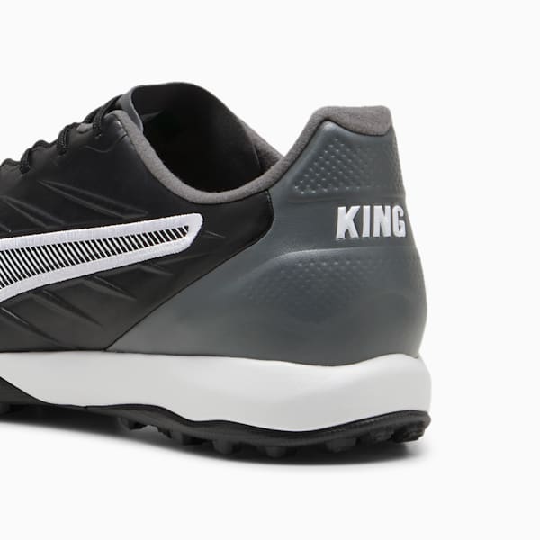 KING PRO TT Football Boots, PUMA Black-PUMA White-Cool Dark Gray, large-MEX