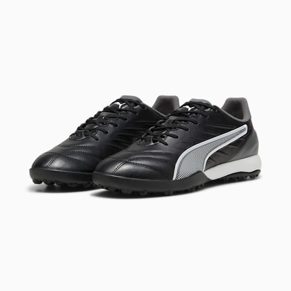 KING PRO TT Football Boots, PUMA Black-PUMA White-Cool Dark Gray, large-MEX