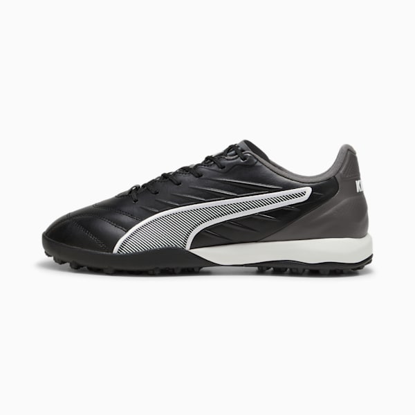 KING PRO TT Football Boots, PUMA Black-PUMA White-Cool Dark Gray, large-MEX