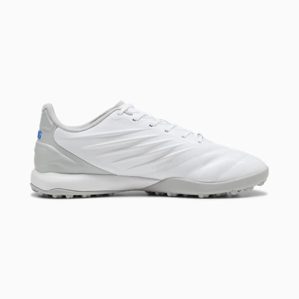 KING PRO TT Football Boots, PUMA White-Bluemazing-Flat Light Gray, large-MEX
