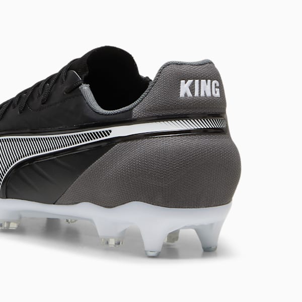 KING MATCH MxSG Football Boots, PUMA Black-PUMA White-Cool Dark Gray, large-ZAF