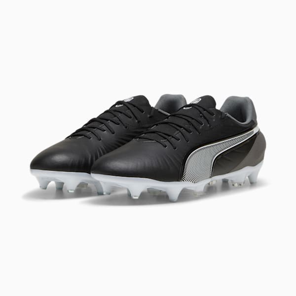 KING MATCH MxSG Football Boots, PUMA Black-PUMA White-Cool Dark Gray, large-ZAF