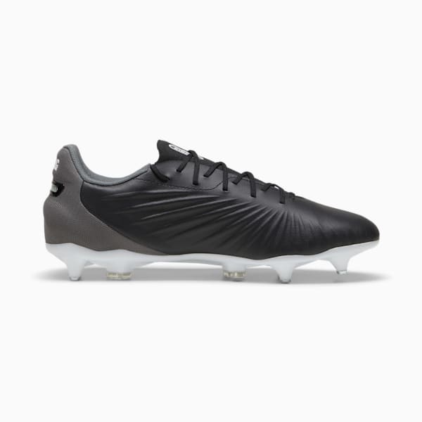 KING MATCH MxSG Football Boots, PUMA Black-PUMA White-Cool Dark Gray, large-ZAF