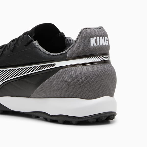 KING MATCH TT Football Boots, PUMA Black-PUMA White-Cool Dark Gray, large-MEX