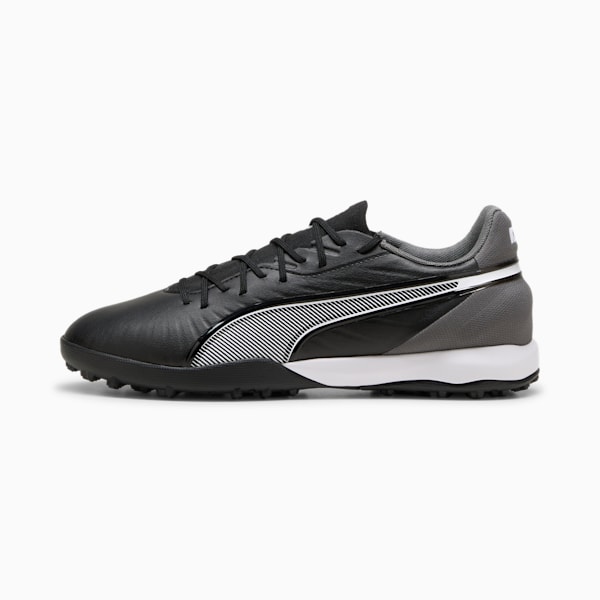 KING MATCH TT Football Boots, PUMA Black-PUMA White-Cool Dark Gray, large-MEX