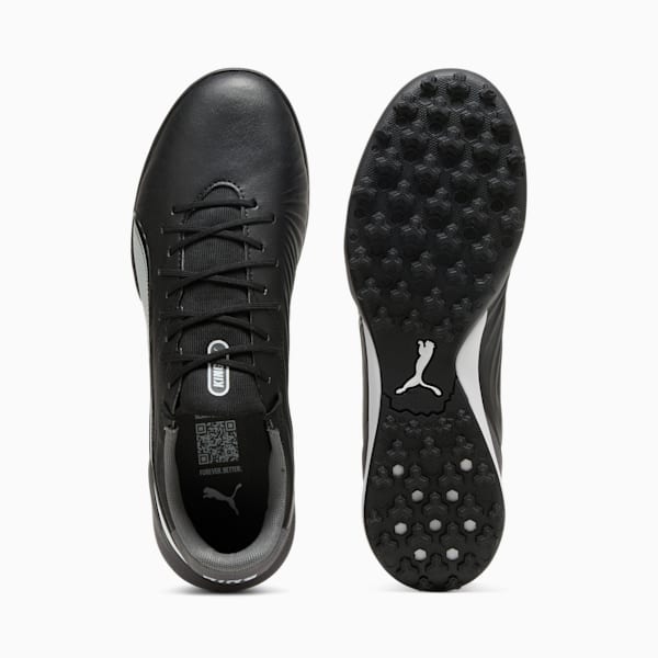 KING MATCH TT Football Boots, PUMA Black-PUMA White-Cool Dark Gray, large-MEX