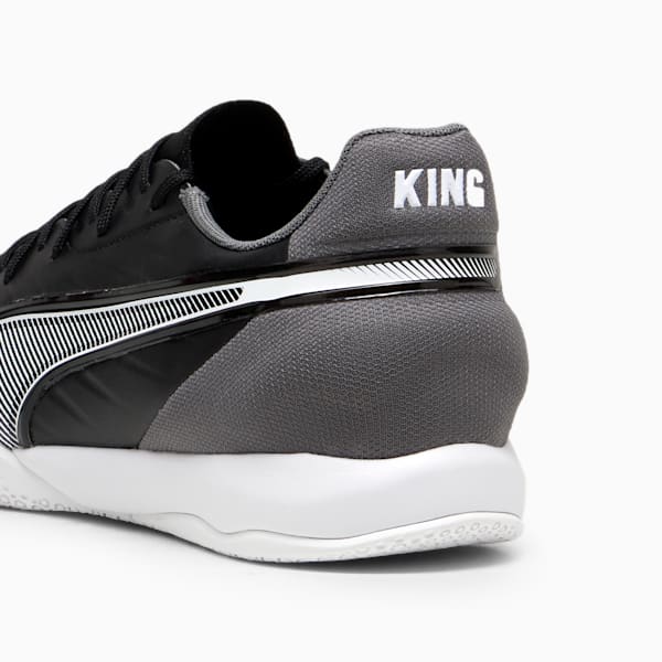 KING MATCH IT Football Boots, PUMA Black-PUMA White-Cool Dark Gray, large-MEX