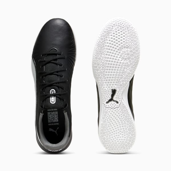 KING MATCH IT Football Boots, PUMA Black-PUMA White-Cool Dark Gray, large-MEX