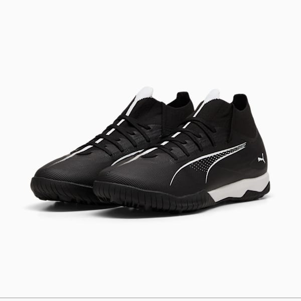 Tacos de fútbol ULTRA 5 MATCH TT, PUMA Black-PUMA White, large-MEX