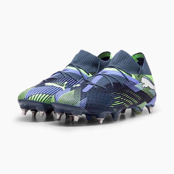Botines de fútbol FUTURE 7 ULTIMATE MxSG, Gray Skies-PUMA White-Fizzy Apple, large-ARG