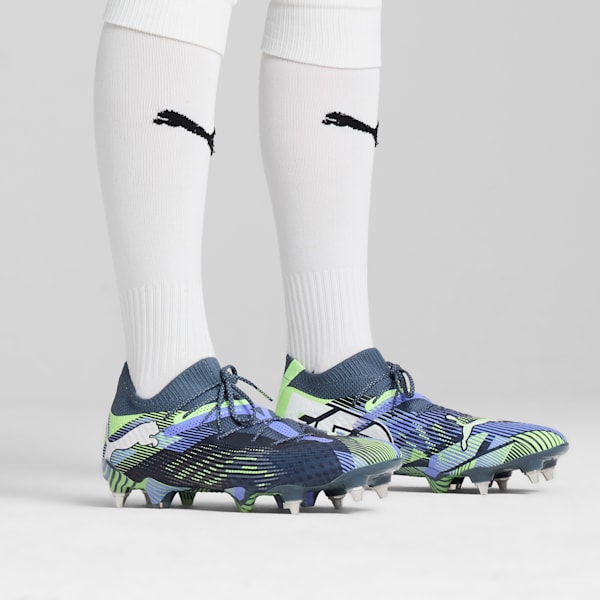 Botines de fútbol FUTURE 7 ULTIMATE MxSG, Gray Skies-PUMA White-Fizzy Apple, large-ARG