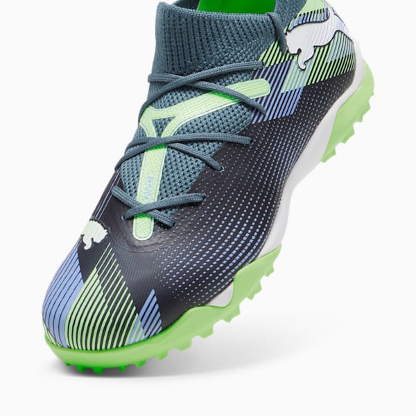 Tacos de fútbol FUTURE 7 MATCH TT, Gray Skies-PUMA White-Fizzy Apple, large-MEX