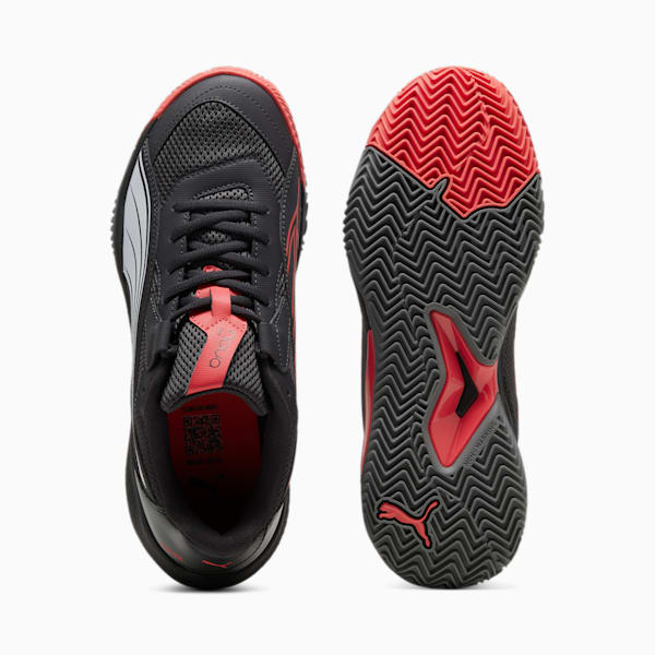 Zapatillas de Pádel NOVA Court, Flat Dark Gray-PUMA Black-Flat Medium Gray-Active Red, large-ARG