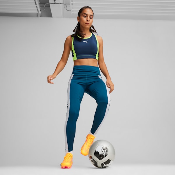 Botines ULTRA MATCH FG/AG para mujeres, Sun Stream-PUMA Black-Sunset Glow, large-ARG