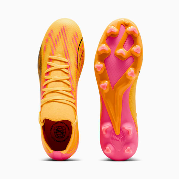 Botines ULTRA MATCH FG/AG para mujeres, Sun Stream-PUMA Black-Sunset Glow, large-ARG