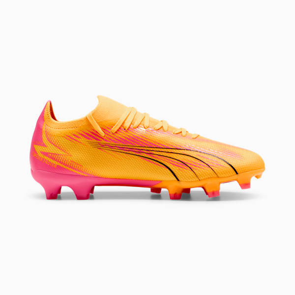 Botines ULTRA MATCH FG/AG para mujeres, Sun Stream-PUMA Black-Sunset Glow, large-ARG