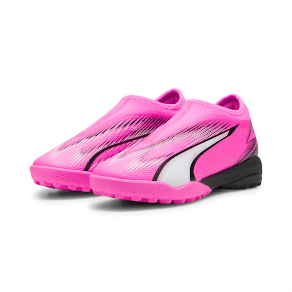 Botines de futsal Ultra Match TT, Poison Pink-PUMA White-PUMA Black, large-ARG