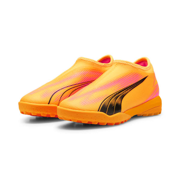 Botines de futsal Ultra Match TT, Sun Stream-PUMA Black-Sunset Glow, large-ARG