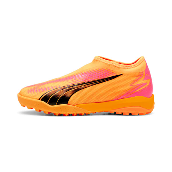 Botines de futsal Ultra Match TT, Sun Stream-PUMA Black-Sunset Glow, large-ARG