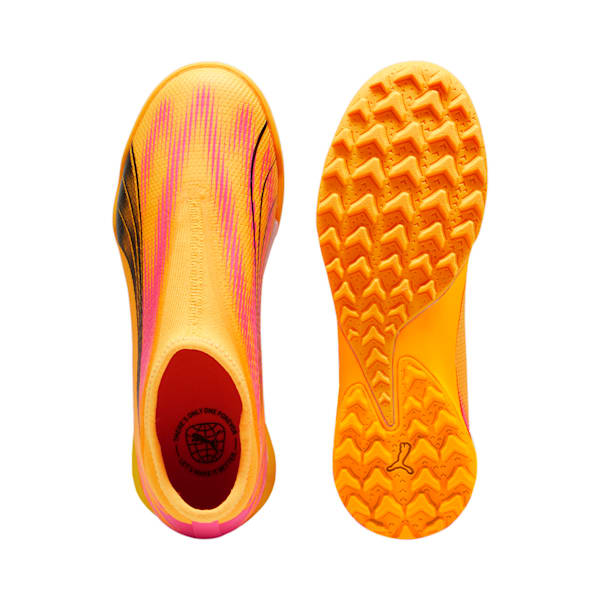 Botines de futsal Ultra Match TT, Sun Stream-PUMA Black-Sunset Glow, large-ARG