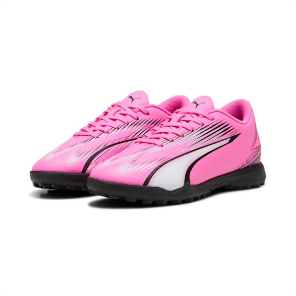 Botines de futsal juveniles ULTRA PLAY TT, Poison Pink-PUMA White-PUMA Black, large-ARG